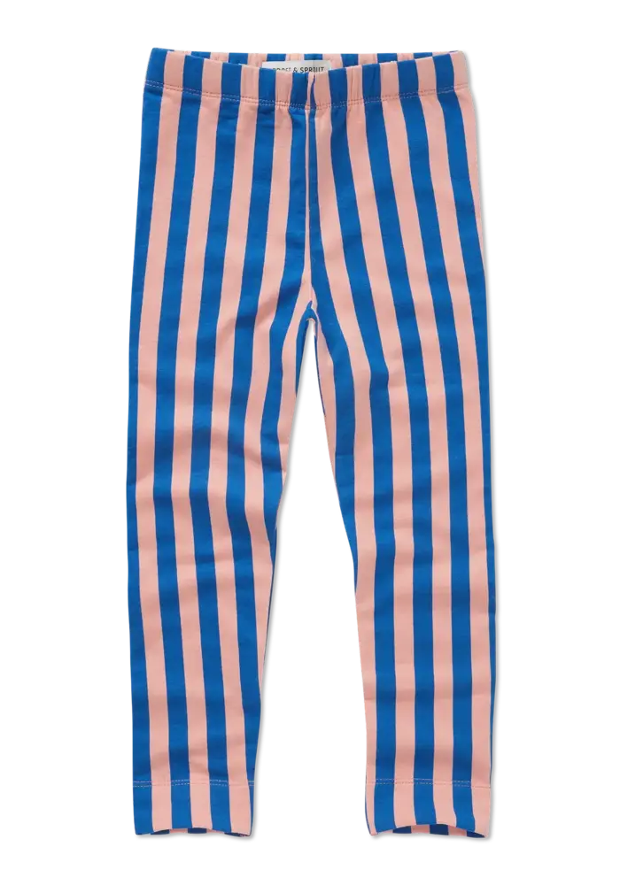 Sproet & Sprout Winter legging blue pink stripe