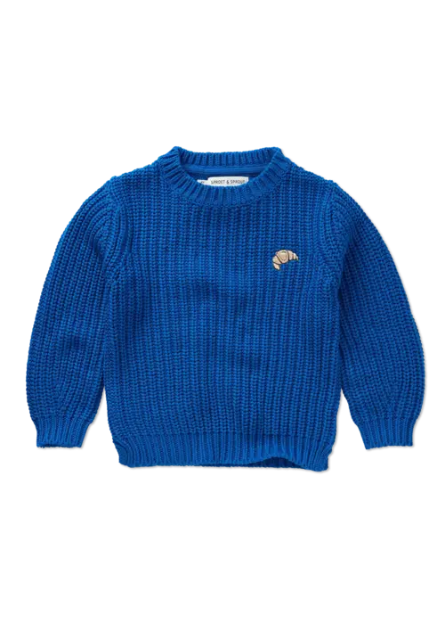 Sproet & Sprout Sproet & Sprout Sweater cable knit blue