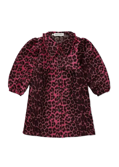 Sproet & Sprout Sproet & Sprout Dress panther jacquard