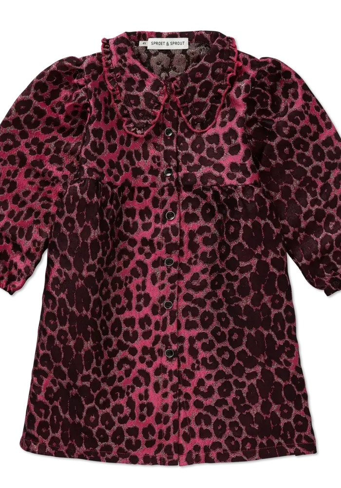 Sproet & Sprout Dress panther jacquard