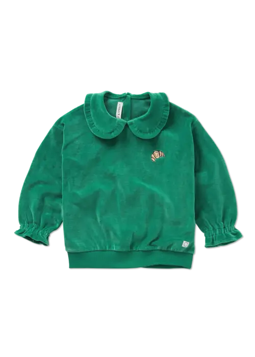 Sproet & Sprout Sproet & Sprout Sweatshirt ruffle collar