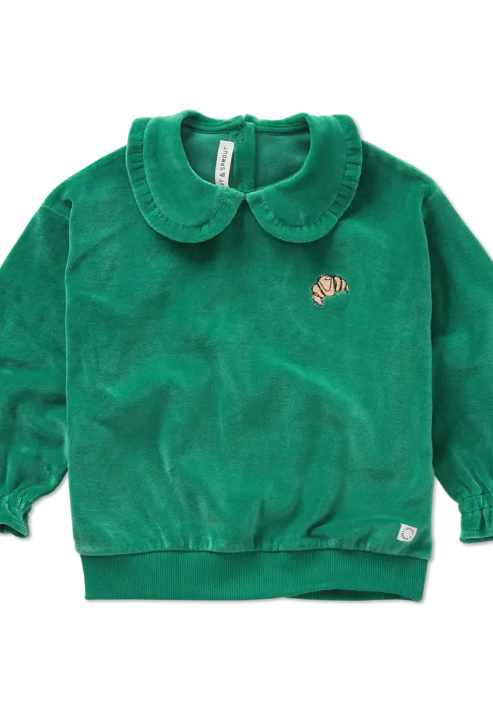 Sproet & Sprout Sweatshirt ruffle collar