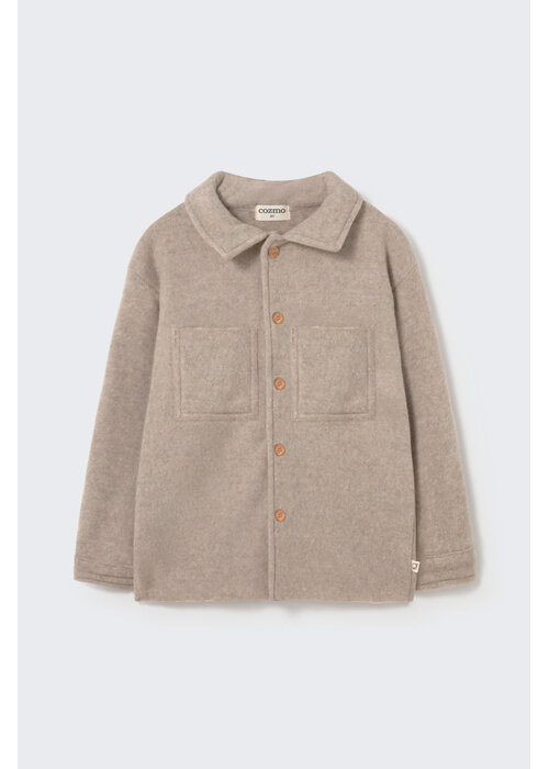 Cozmo Cozmo soft bamboo overshirt stone