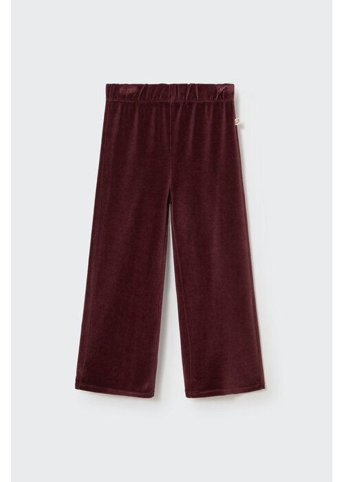 Cozmo Cozmo velour knit pants chocolate