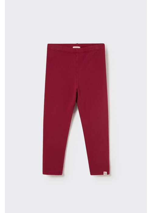 Cozmo Cozmo elastic fleece leggings prune