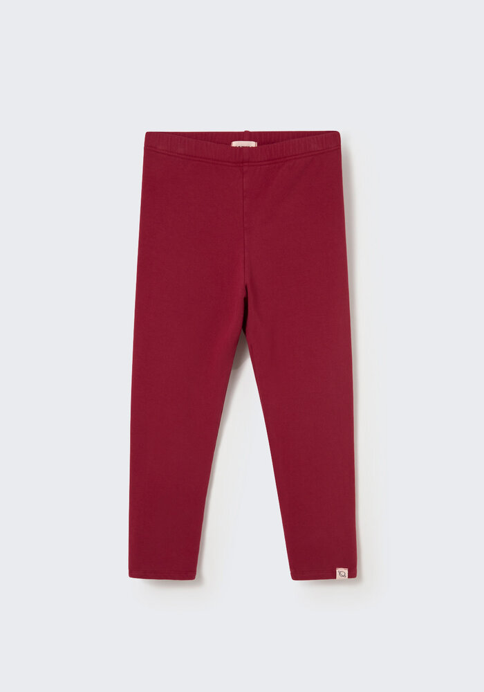 Cozmo elastic fleece leggings prune