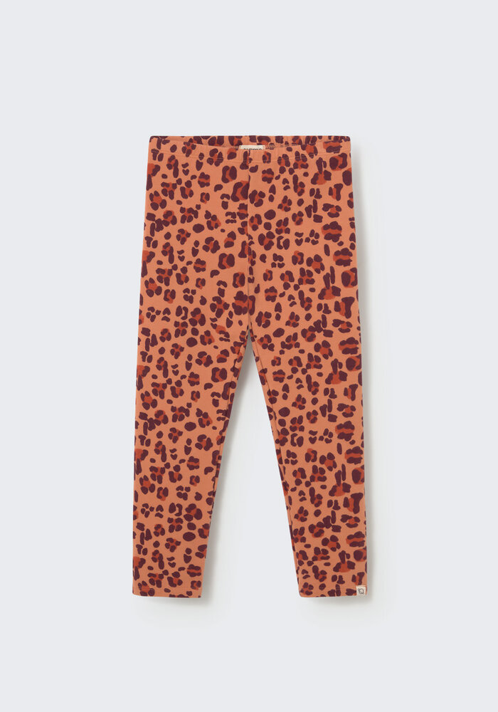 My Little Cozmo brushed animal print fleece leggings pink siena