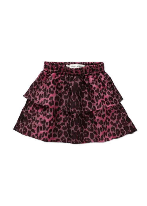 Sproet & Sprout Sproet & Sprout Skirt jacquard panther