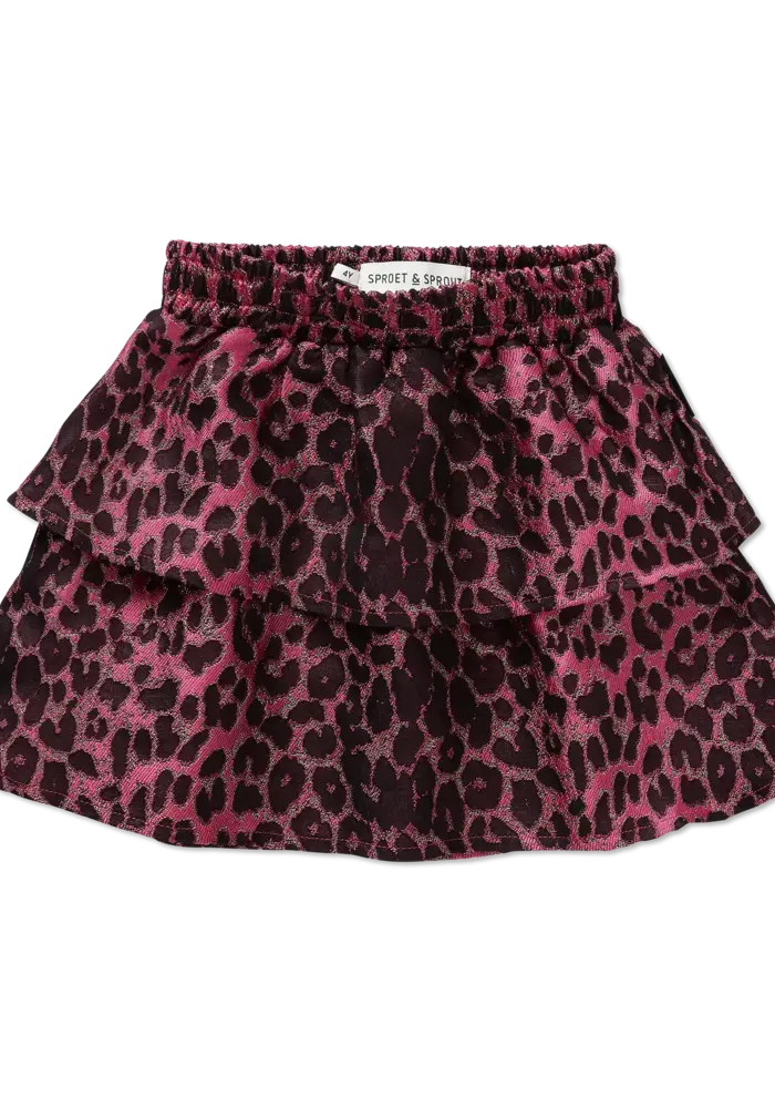 Sproet & Sprout Skirt jacquard panther