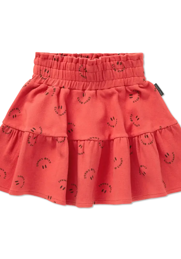 Sproet & Sprout Smock skirt Club Chaos print