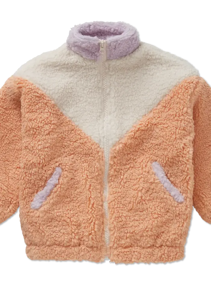 Sproet & Sprout Teddy jacket colourblock