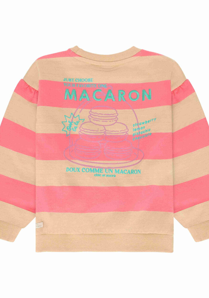 Daily Seven Sweater Big Stripe Ginger Root