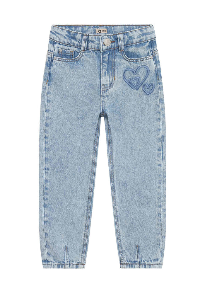 Daily Seven Denim Mom Fit Heart Medium Denim
