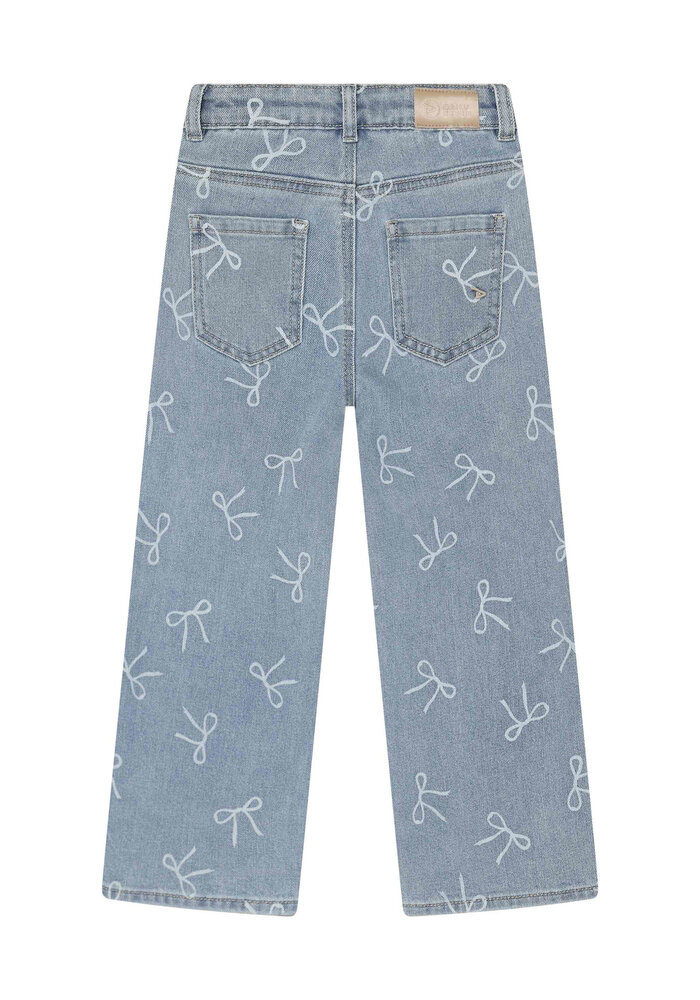 Daily Seven Denim Wide Fit Bow Denim