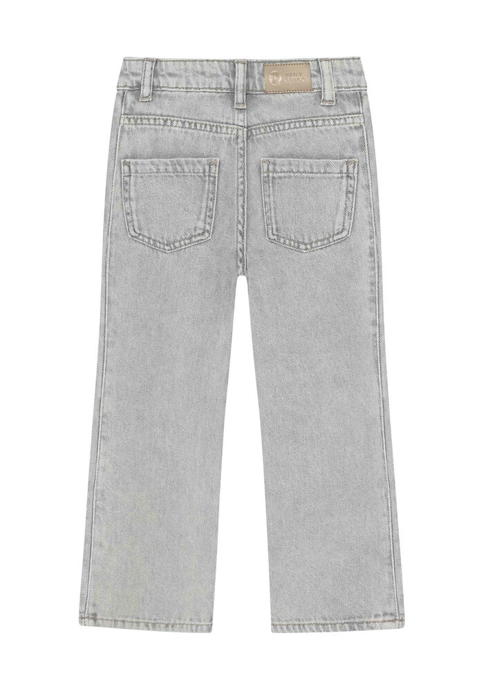 Daily Seven Denim Wide Fit Embossing Light Grey Denim