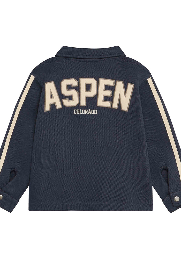 Daily Seven Shirt Jacket Backprint Odyssey Gray