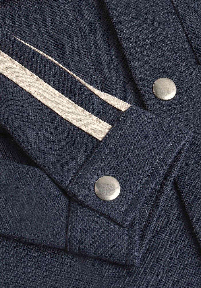 Daily Seven Shirt Jacket Backprint Odyssey Gray