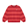 Daily Seven Oversized Sweater Big Stripe Rythmic Red