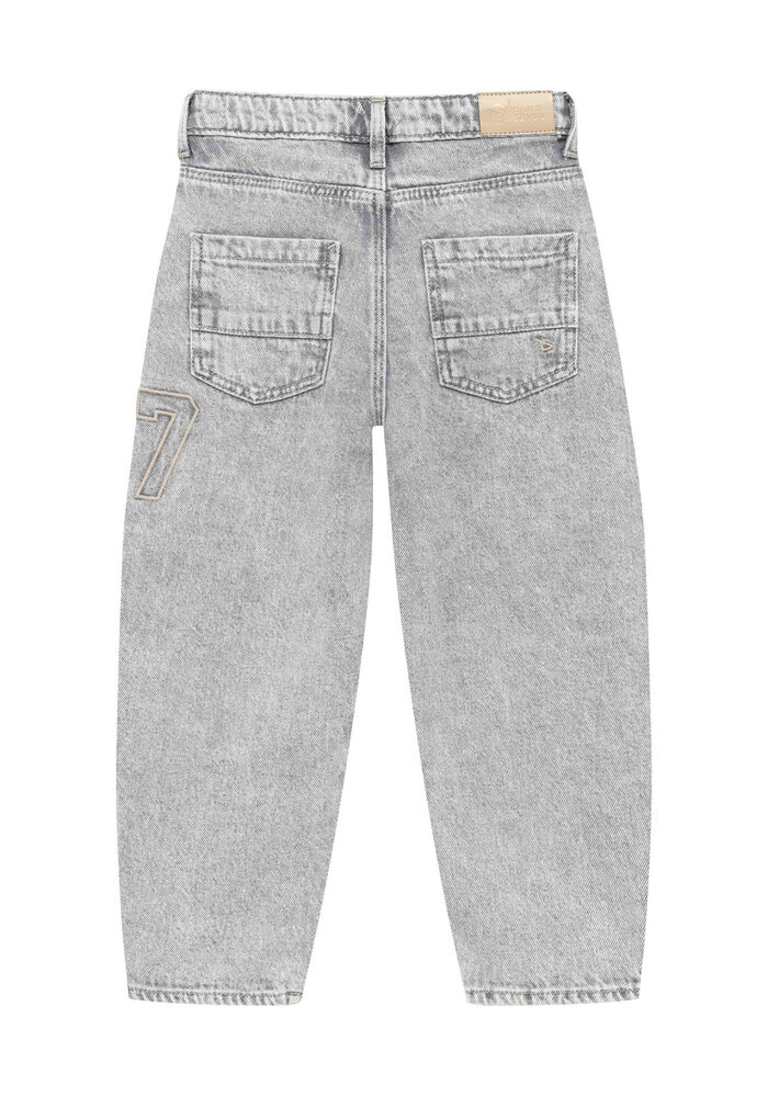 Daily Seven Denim Barrel Fit Light Grey Denim