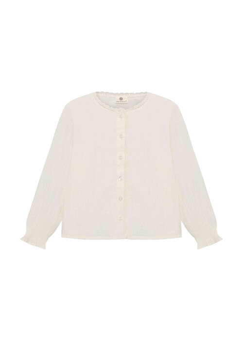 Enfant Enfant Shirt LS Woven Pearled Ivory