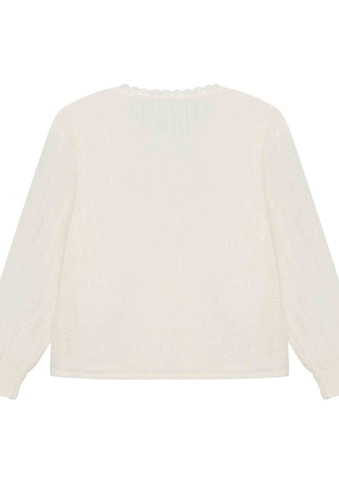 Enfant Shirt LS Woven Pearled Ivory