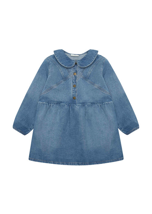 Enfant Enfant Dress Denim Light Blue Denim