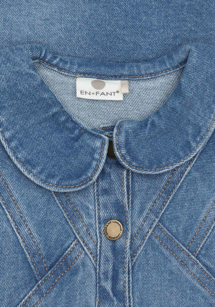 Enfant Dress Denim Light Blue Denim