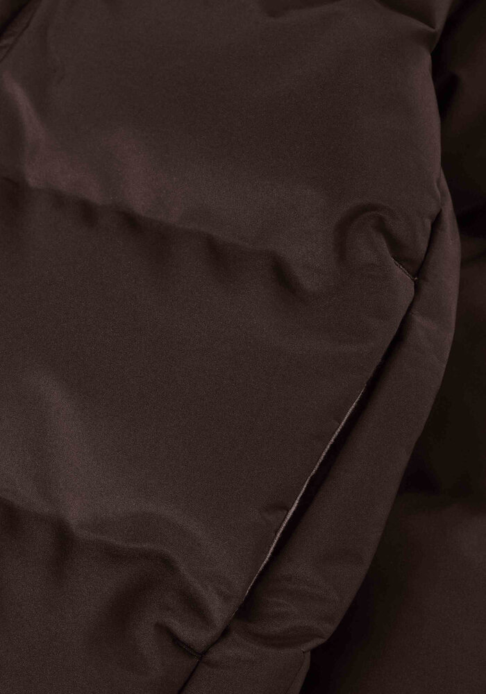 Enfant Jacket Quilt, Solid Coffee Bean