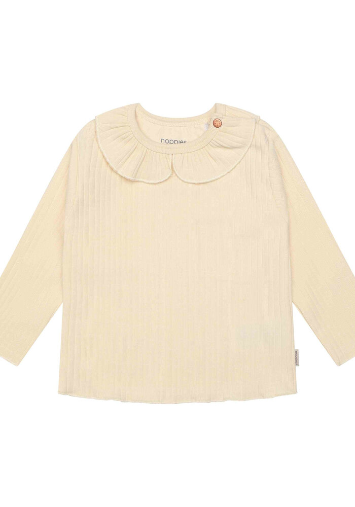 Noppies Tee LS Whitecap Grays