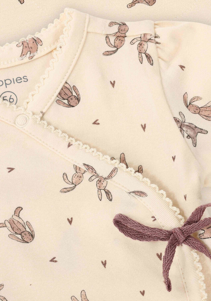 Noppies Top LS AOP Buttercream