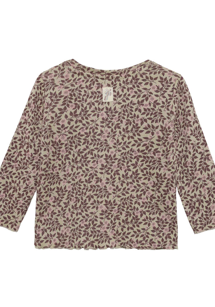 Noppies Tee LS AOP Eucalyptus