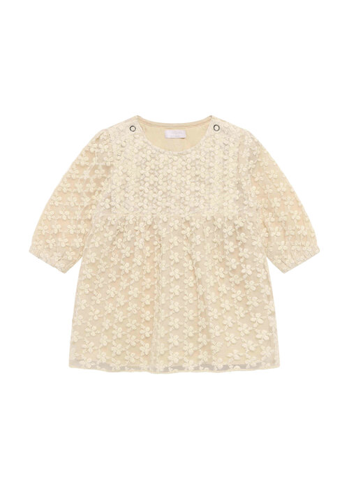 Noppies Noppies Dress LS Whitecap Gray