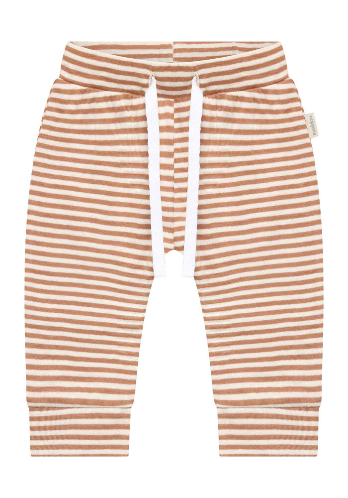 Noppies Pants loose fit stripe Mocha Mousse