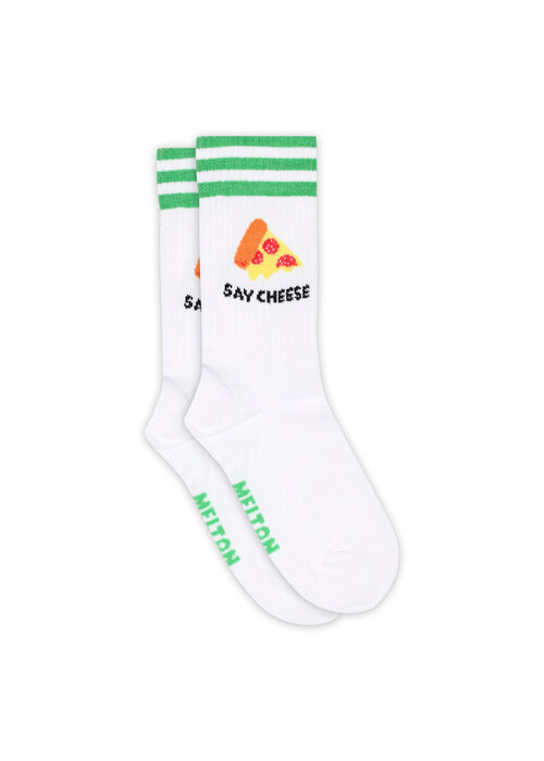 MP Denmark MP Denmark Pizza socks White