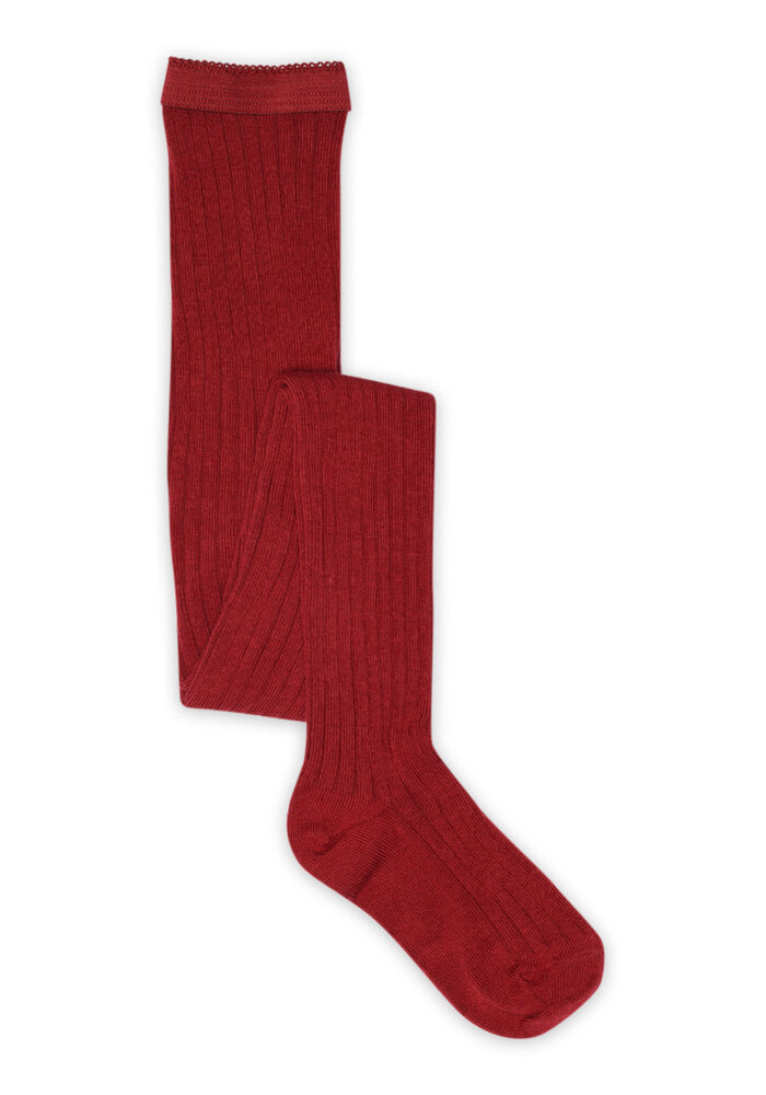 MP Denmark Cotton rib tights Karanda Red