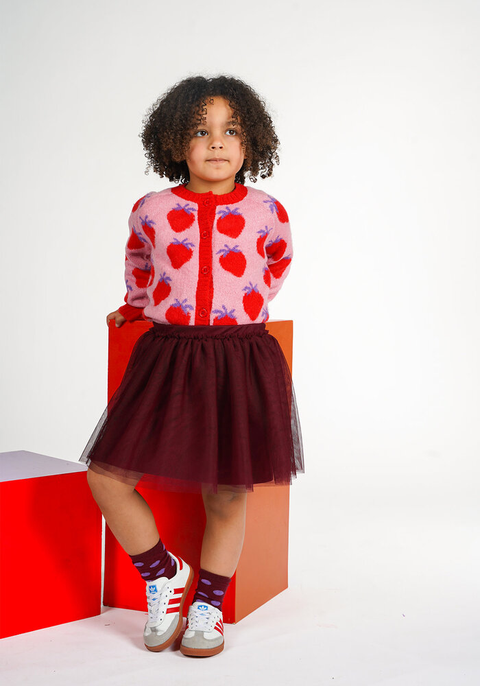 The New Chapte Luna Skirt Burgundy