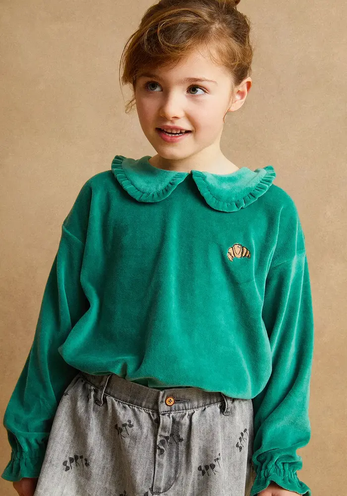 Sproet & Sprout Sweatshirt ruffle collar