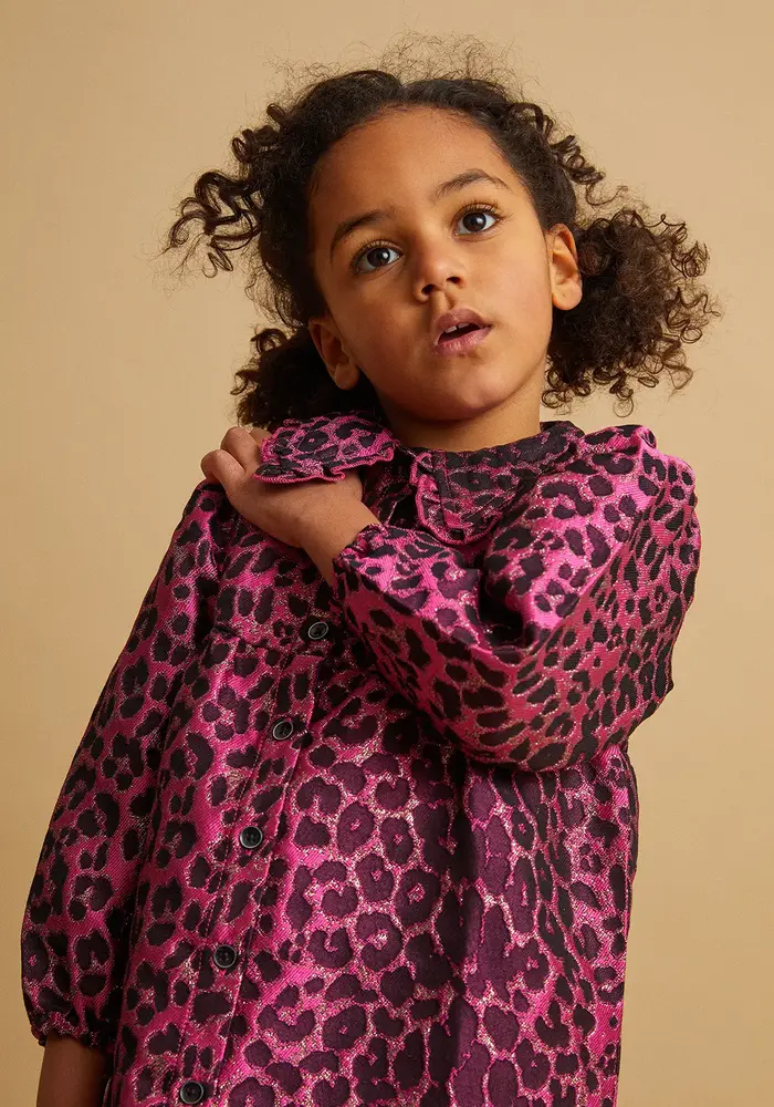 Sproet & Sprout Dress panther jacquard