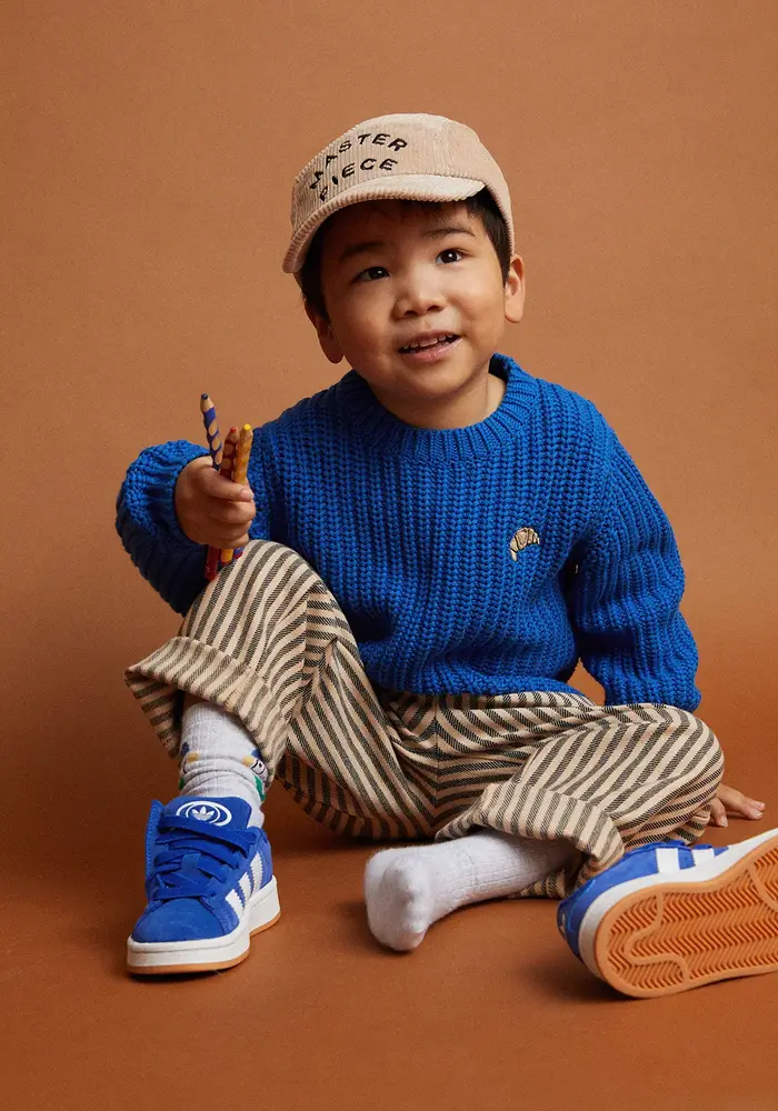 Sproet & Sprout Sweater cable knit blue