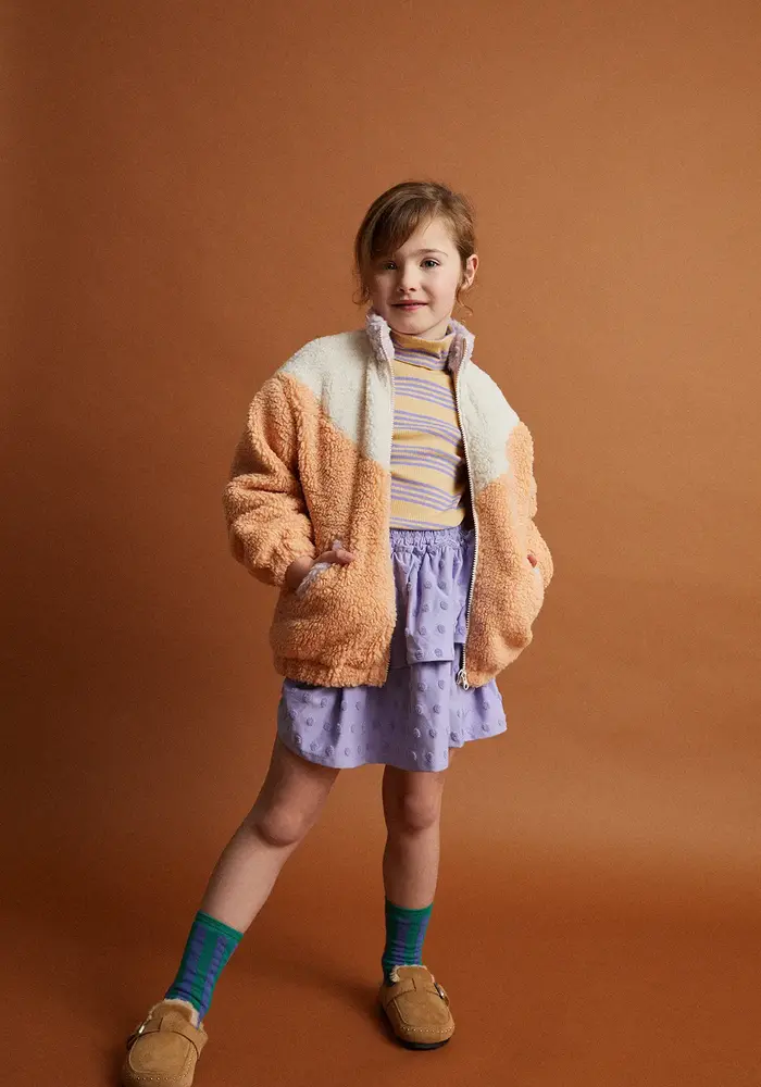 Sproet & Sprout Teddy jacket colourblock