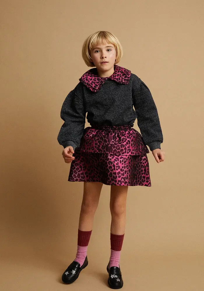 Sproet & Sprout Skirt jacquard panther