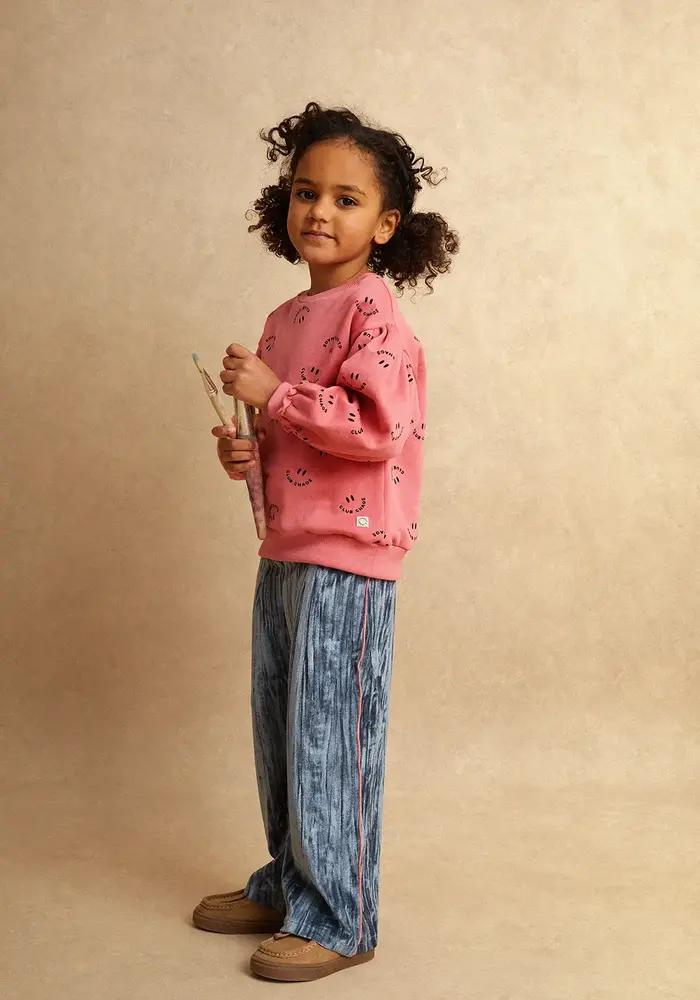 Sproet & Sprout Sweatshirt Club Chaos print pink