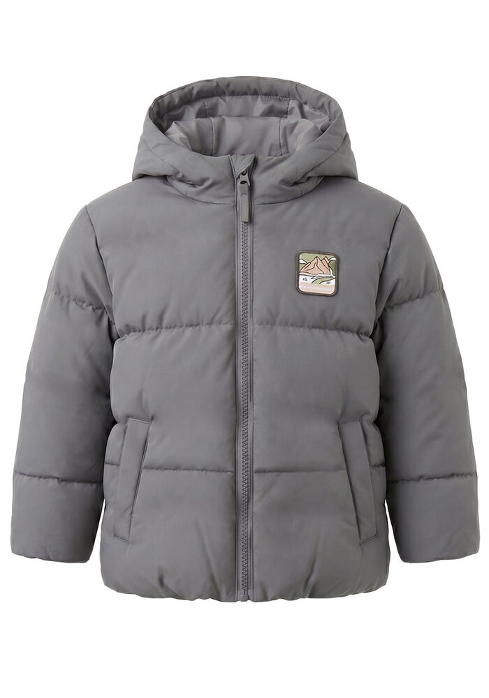 Your Wishes Solid | Puffer Coat Blue