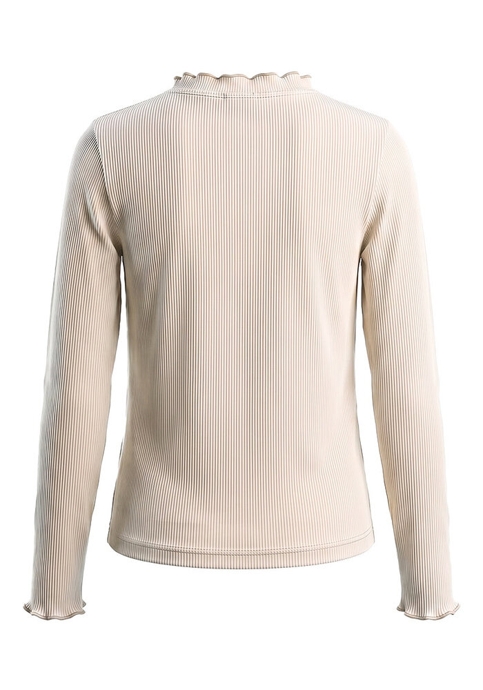 Your Wishes Rib Jersey | Longsleeve White Swan