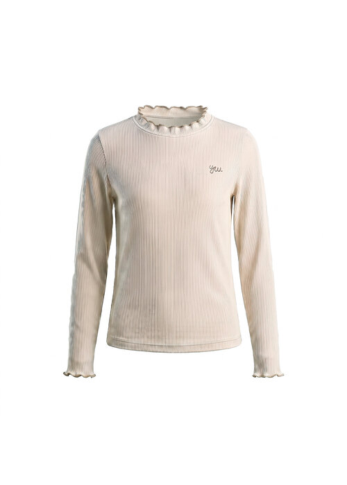Your Wishes Your Wishes Rib Jersey | Longsleeve White Swan