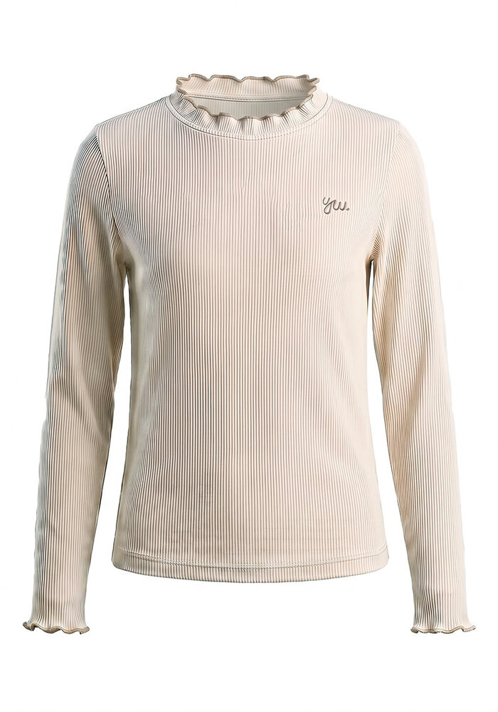 Your Wishes Rib Jersey | Longsleeve White Swan