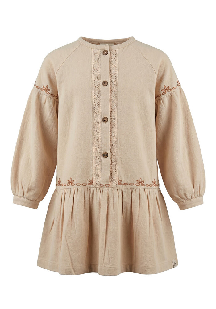 Your Wishes Twill Woven | Shift Dress White Swan