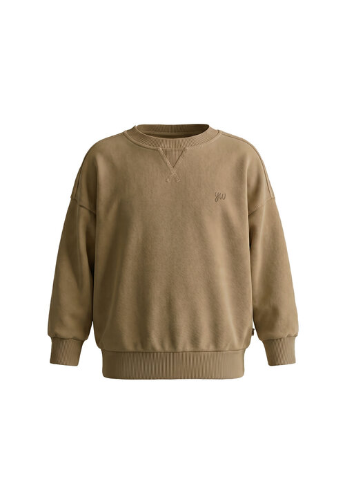 Your Wishes Your Wishes Garment Dye | Oversized Sweater Kelp