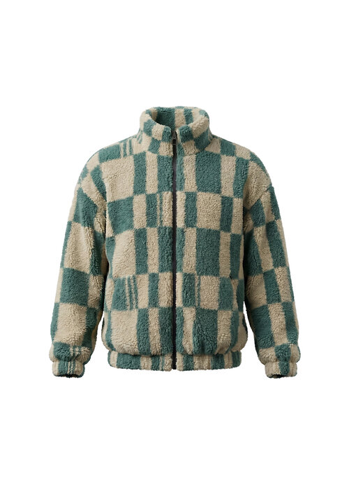 Your Wishes Your Wishes Blocks | Teddy Jacket Multicolor
