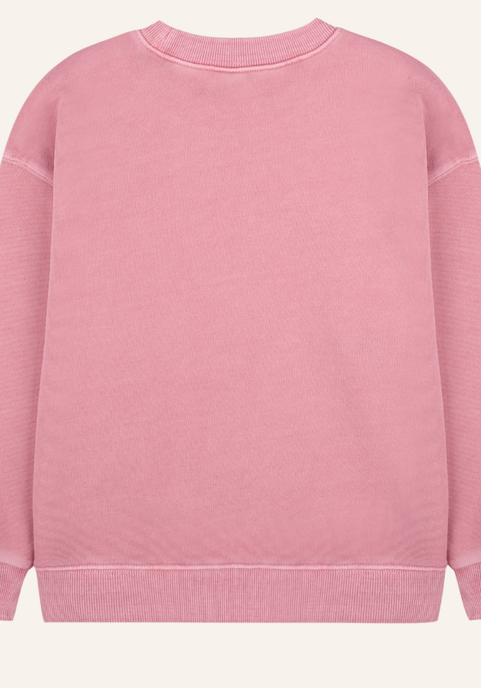 Jelly Mallow Flower Sweatshirt_Pink